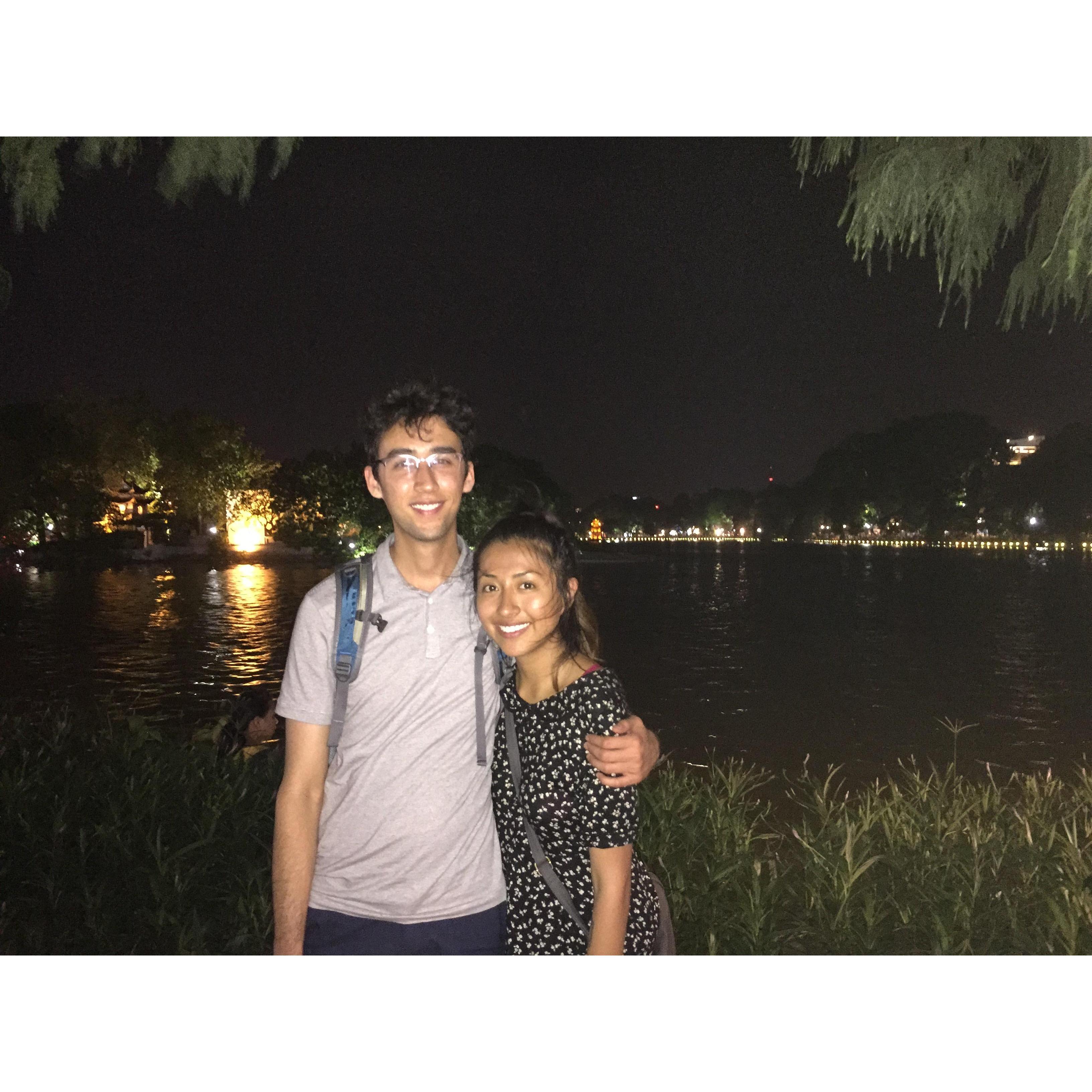 Hoan Kiem Lake - Hanoi, Vietnam July 2015