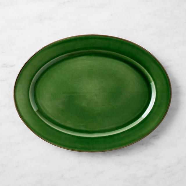 Provençal Oval Platter, Green