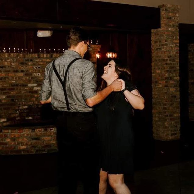 We dance a lot, specifically in grocery stores.