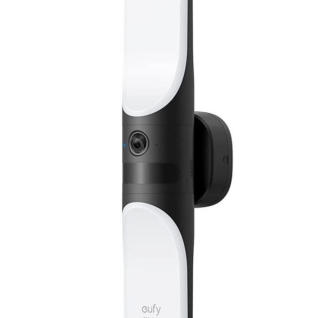 eufy security S100 Wired Wall Light Cam, Security Camera Outdoor, 2K Camera with 1200 Lumen Light, Color Night Vision, Motion Activated Light, AI Smart Detection, IP65 Waterproof, No Monthly Fee