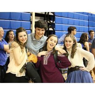 Hanging out after play performances was always so much fun!