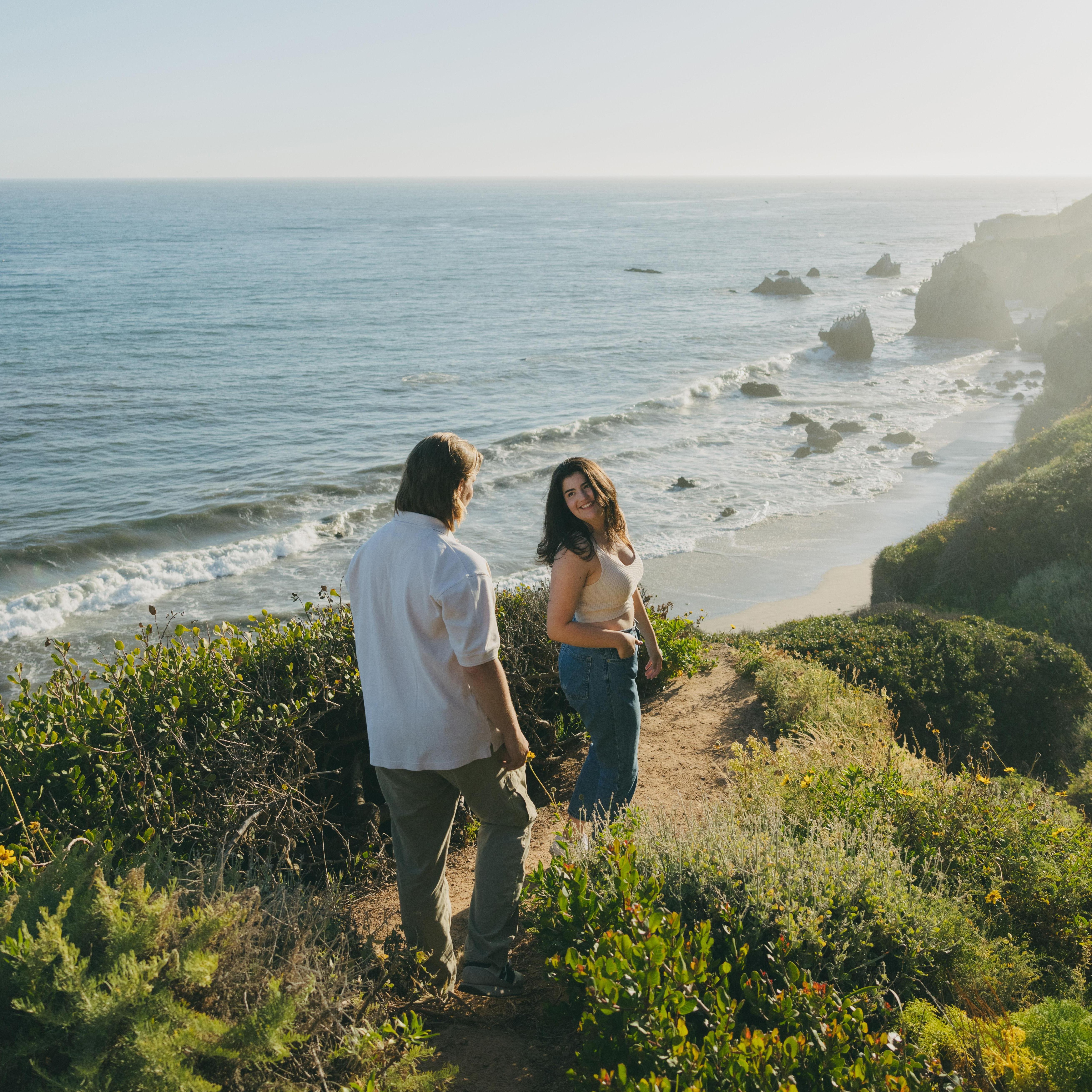 Couples photoshoot in Malibu