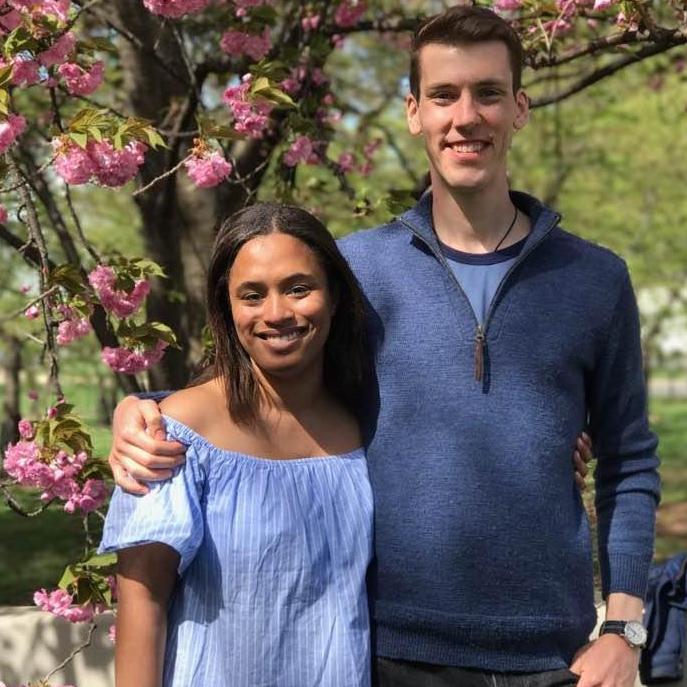 Our first time visiting the Cherry Blossoms! This was the first time we spent a full day together and we didn't know how it would go. We'd say it worked out pretty well