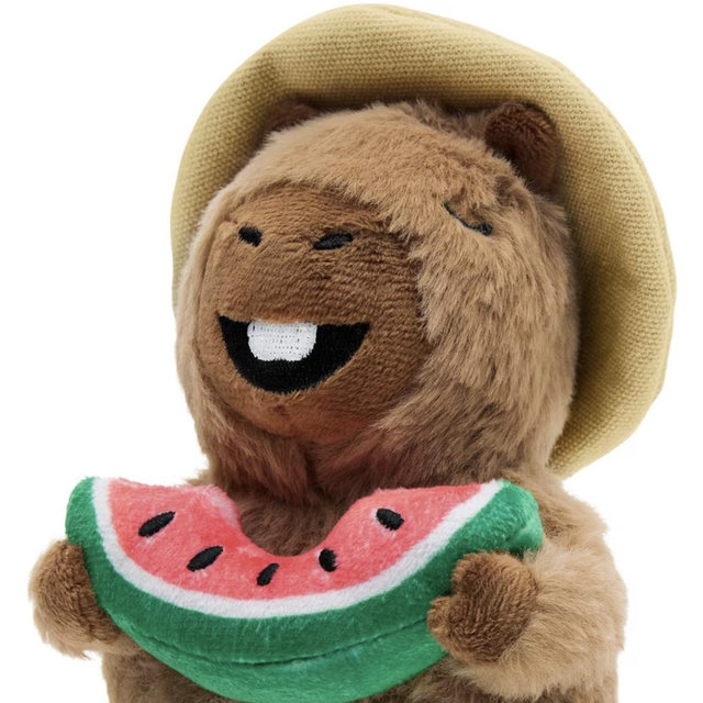 Frisco Capybara Plush Squeaky Dog Toy