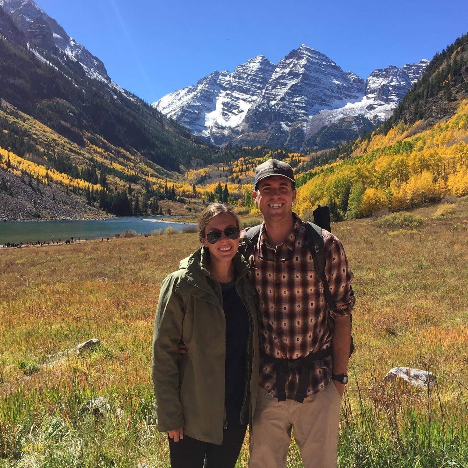 Colorado, Fall 2016. Where they lived for a couple years and had a lot of outdoor adventures...