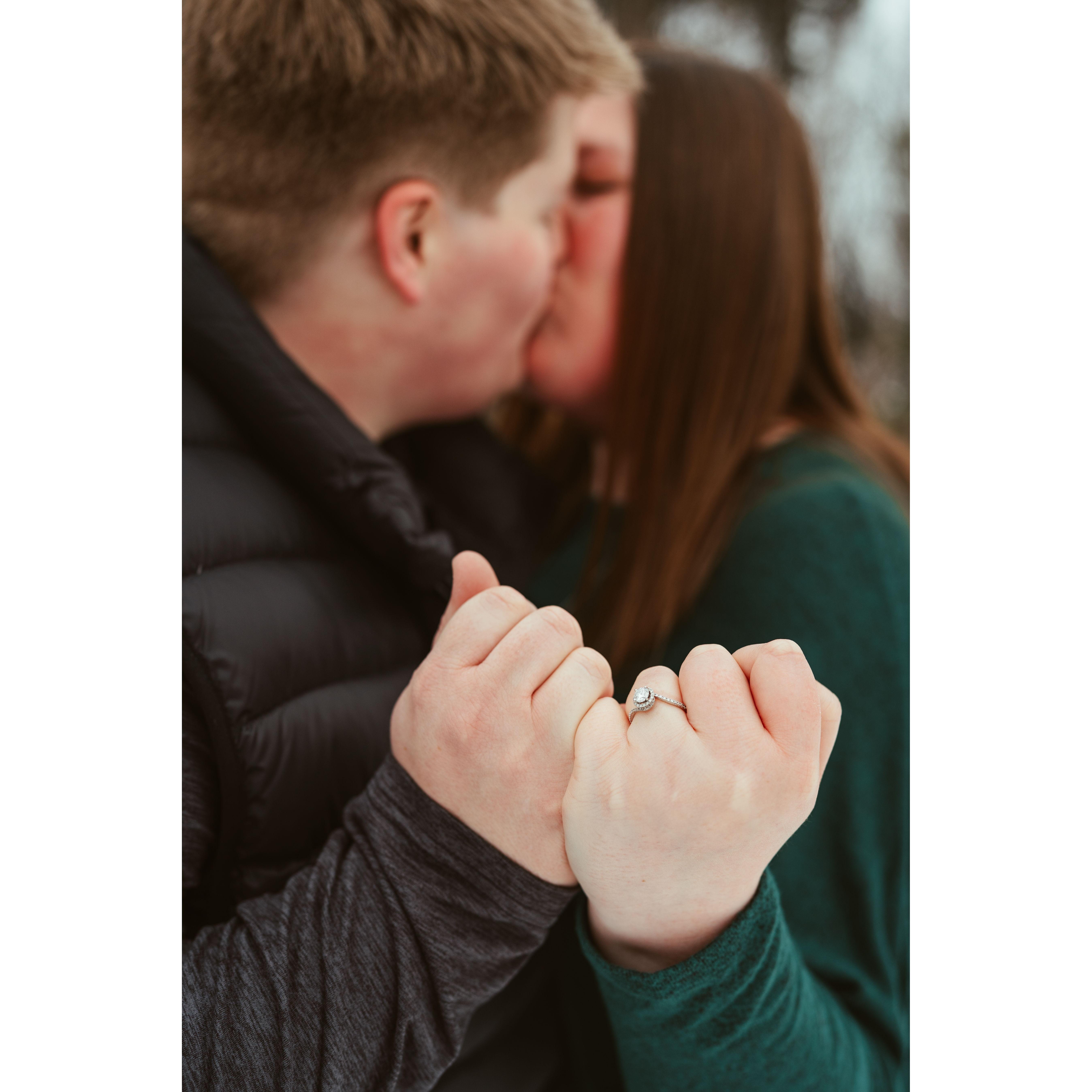 Sneak peak from our engagement photo session!
