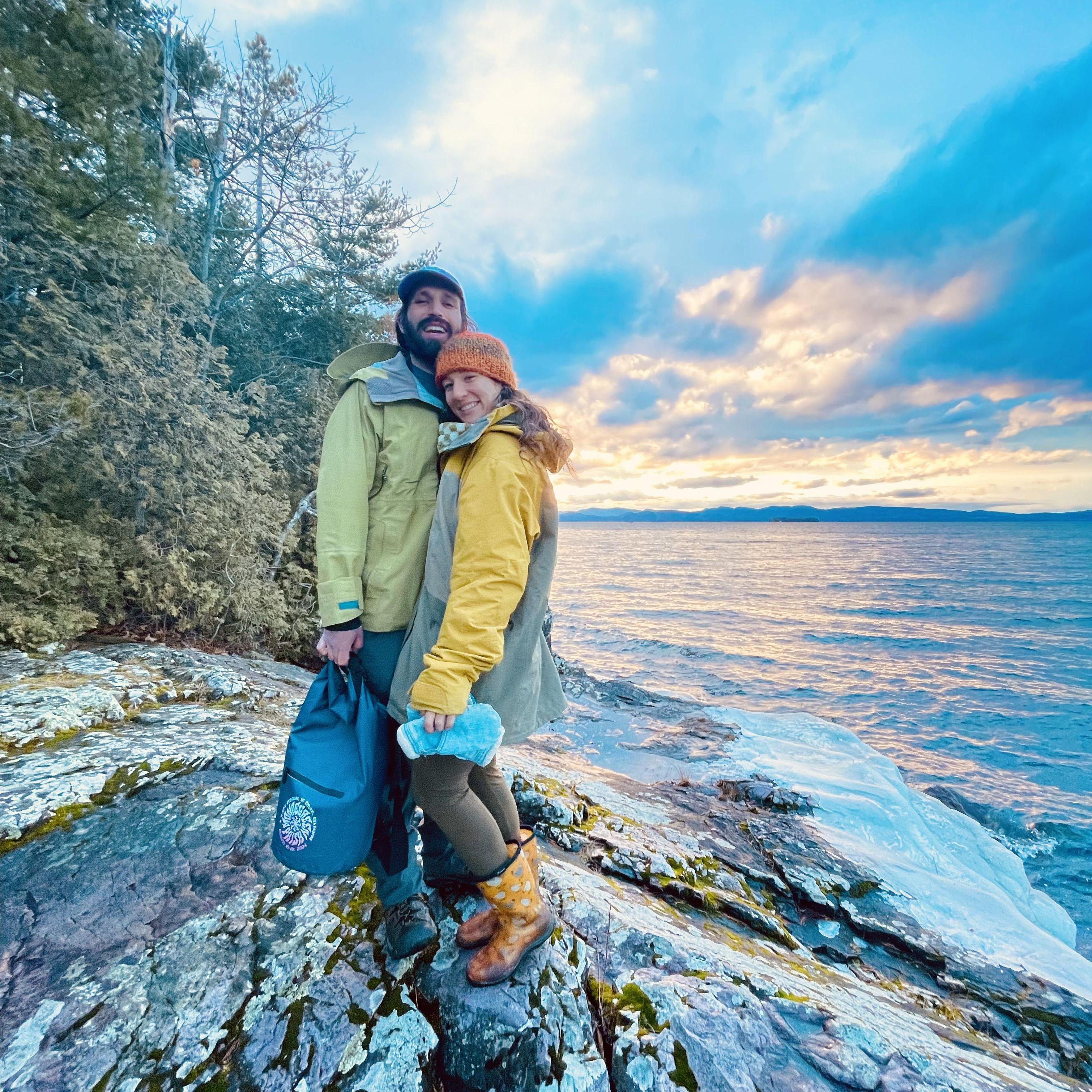 Sunsets on Lake Champlain.