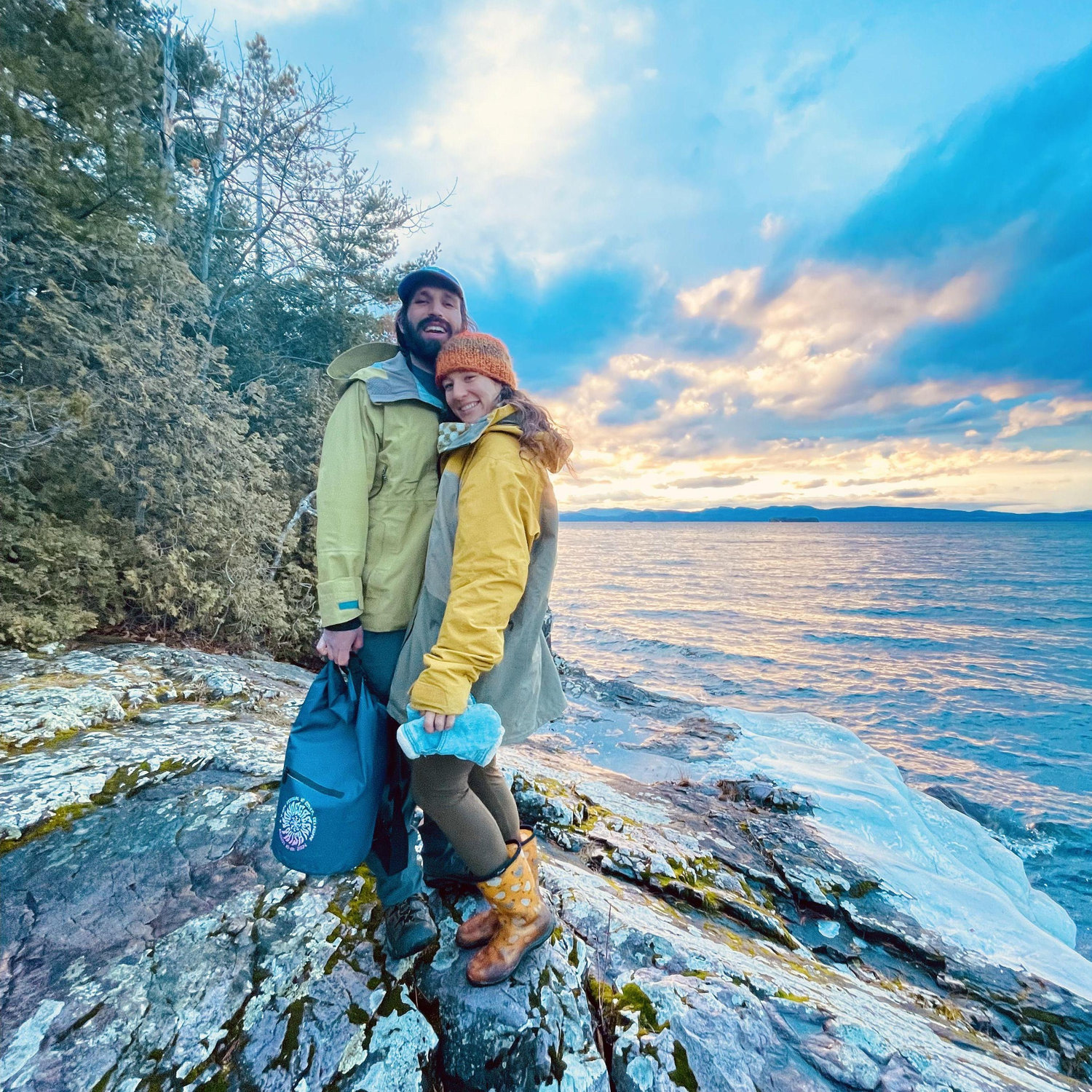 Sunsets on Lake Champlain.