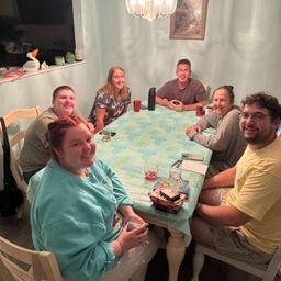 always playing cards!