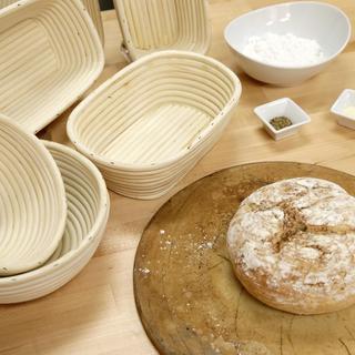 Oval Bread Banneton and Liner