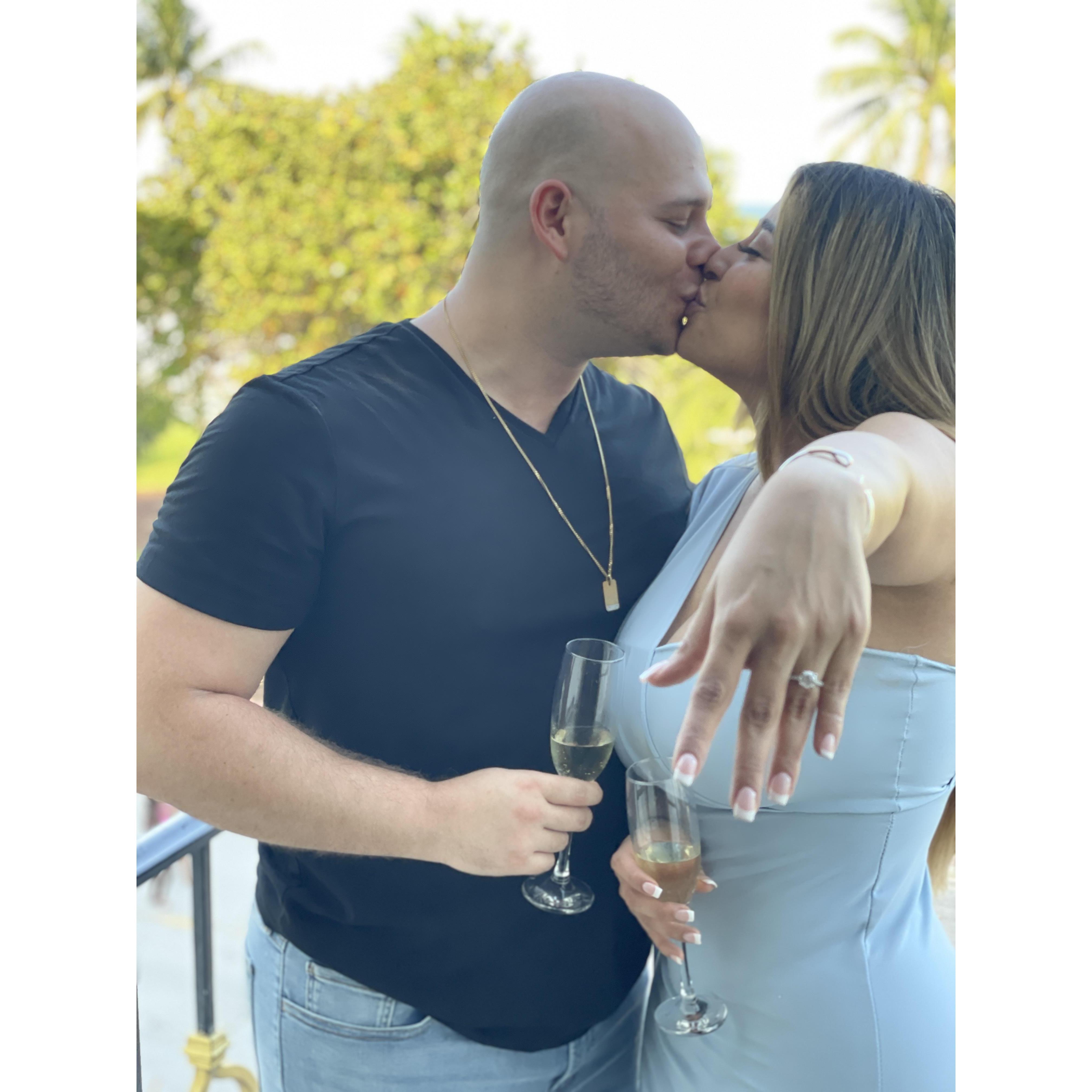 He asked, She said YES!