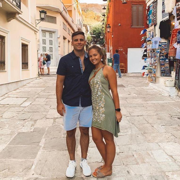 Athens, Greece. One day before Zack proposed!