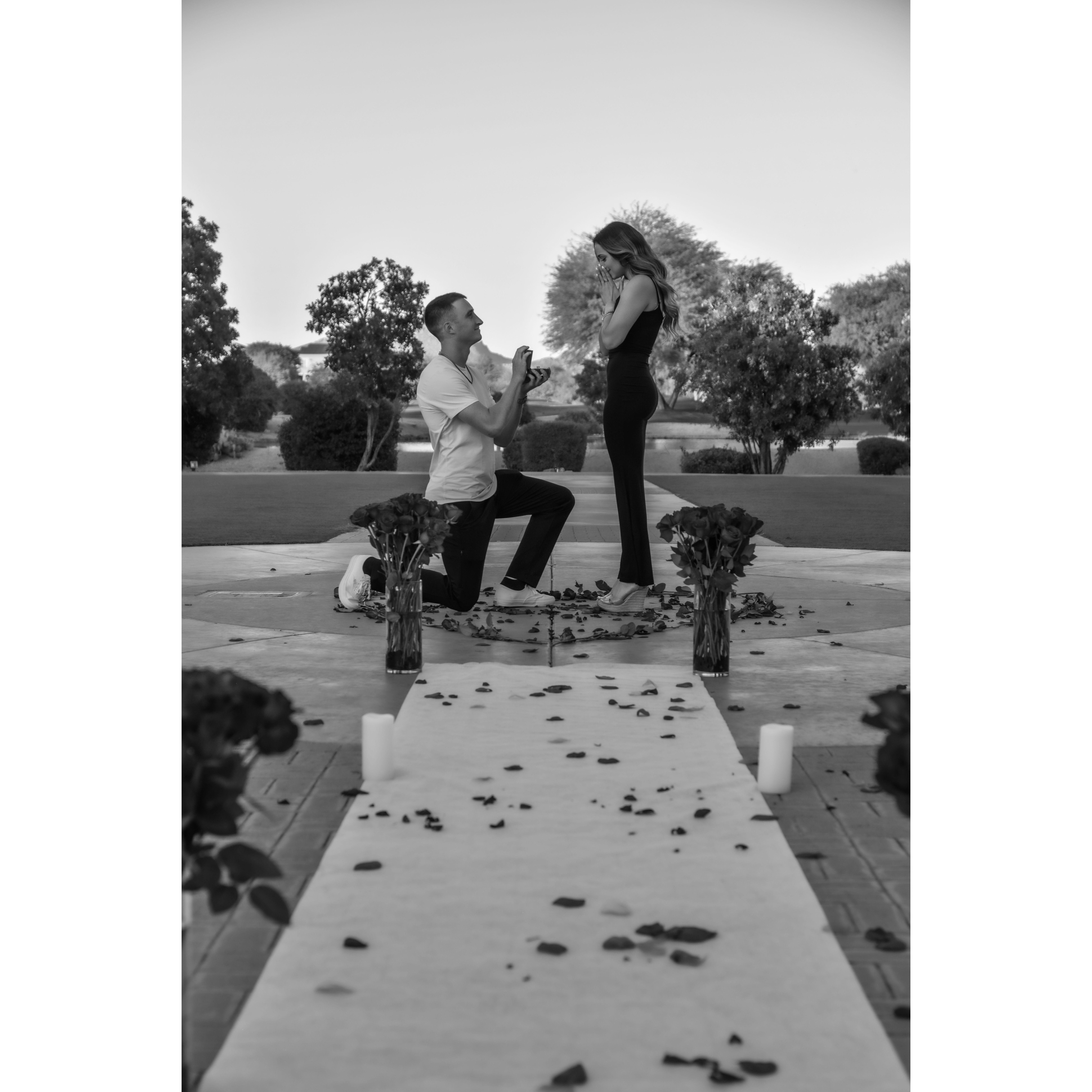 The moment Emily said yes.