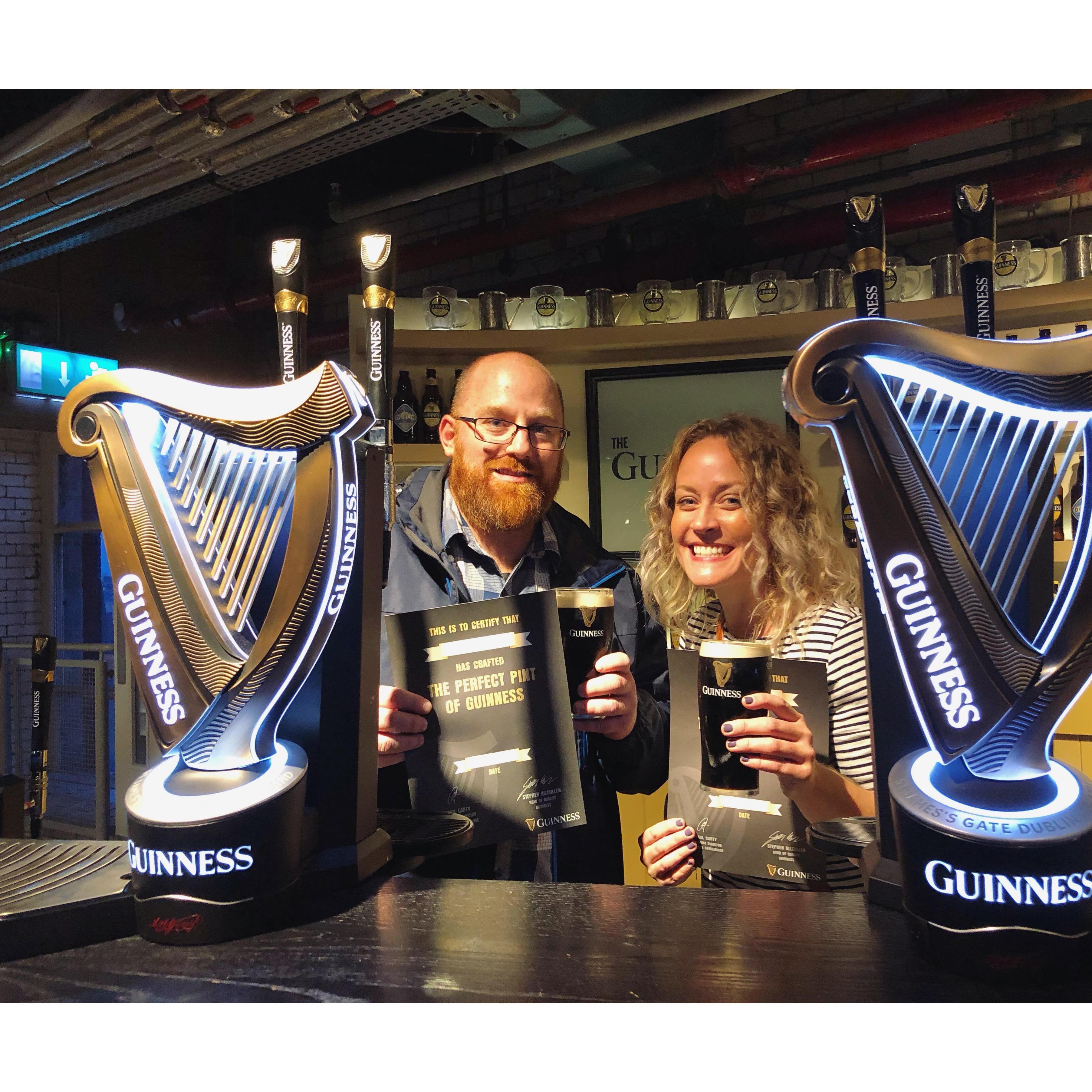 Our first trip across the pond together! Dublin, Ireland. November 2018.