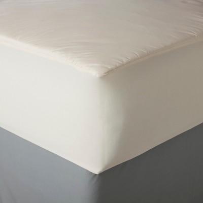Allerease - AllerEase Organic Cotton Cover Allergy Protection Mattress Pad - (California King) - (84"X72")