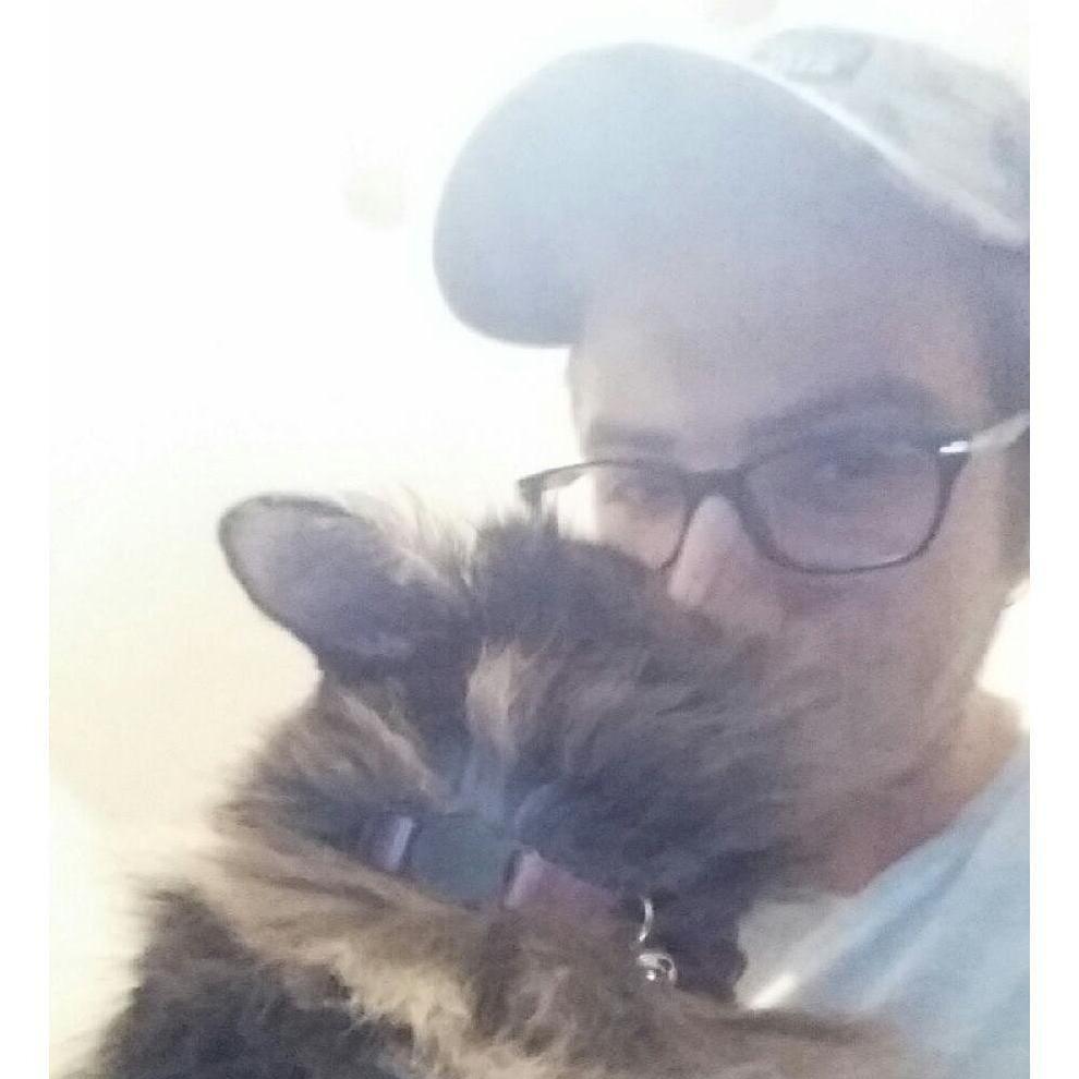 Sept 2014: Cat Cat loves Andrew