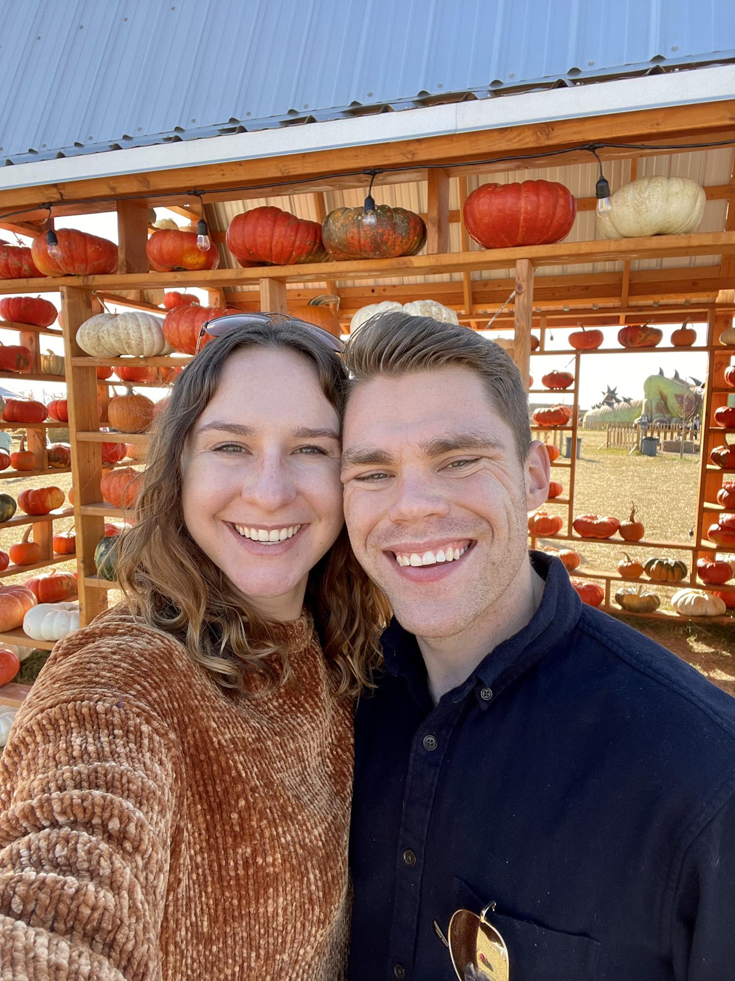 Pumpkin patch selfie!