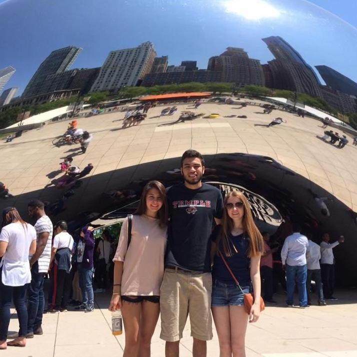 us visiting Mel in Chicago - not many people could have fun driving nearly 30 hours together in a single weekend but we did!