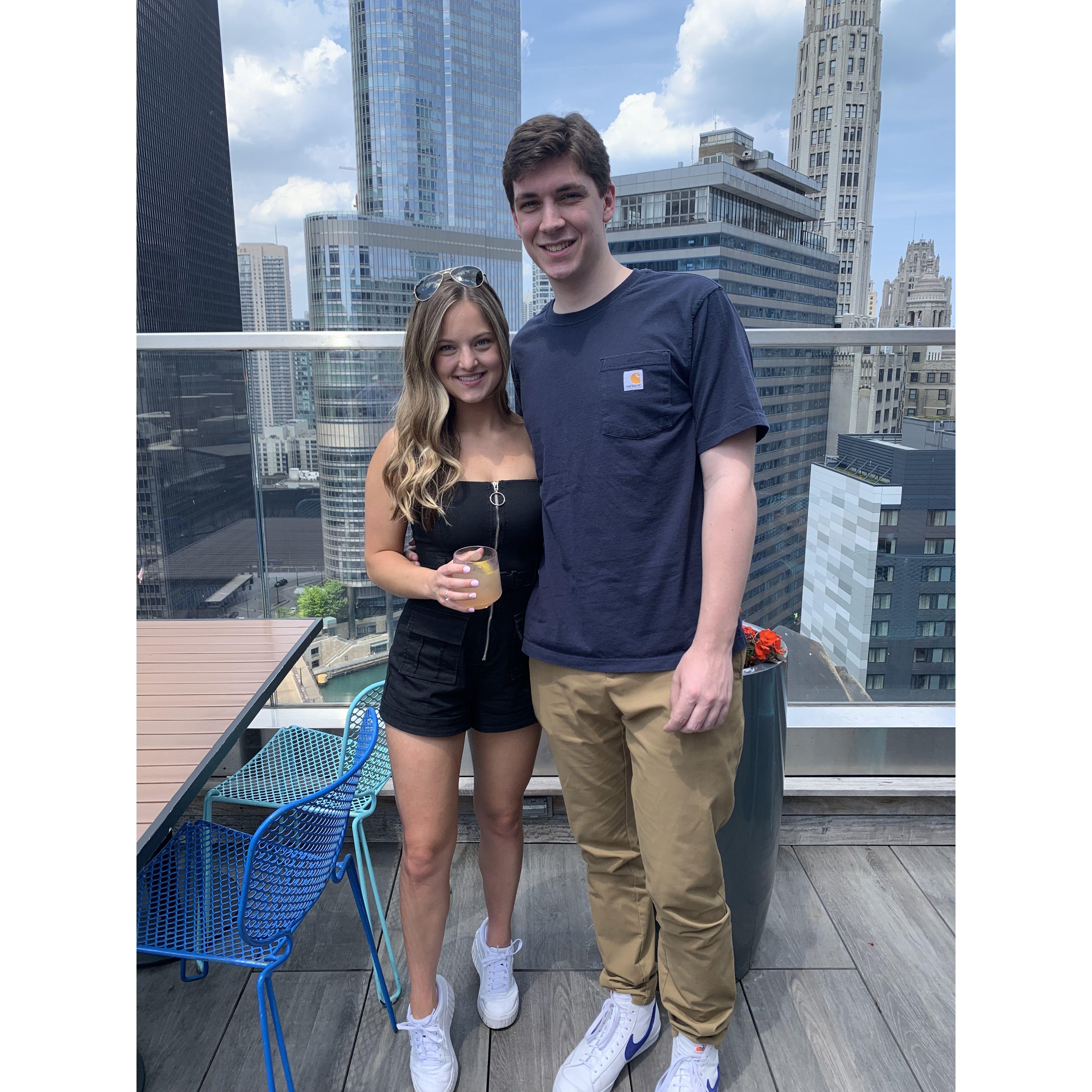 Chicago Rooftop Bar for Madie's 21st!