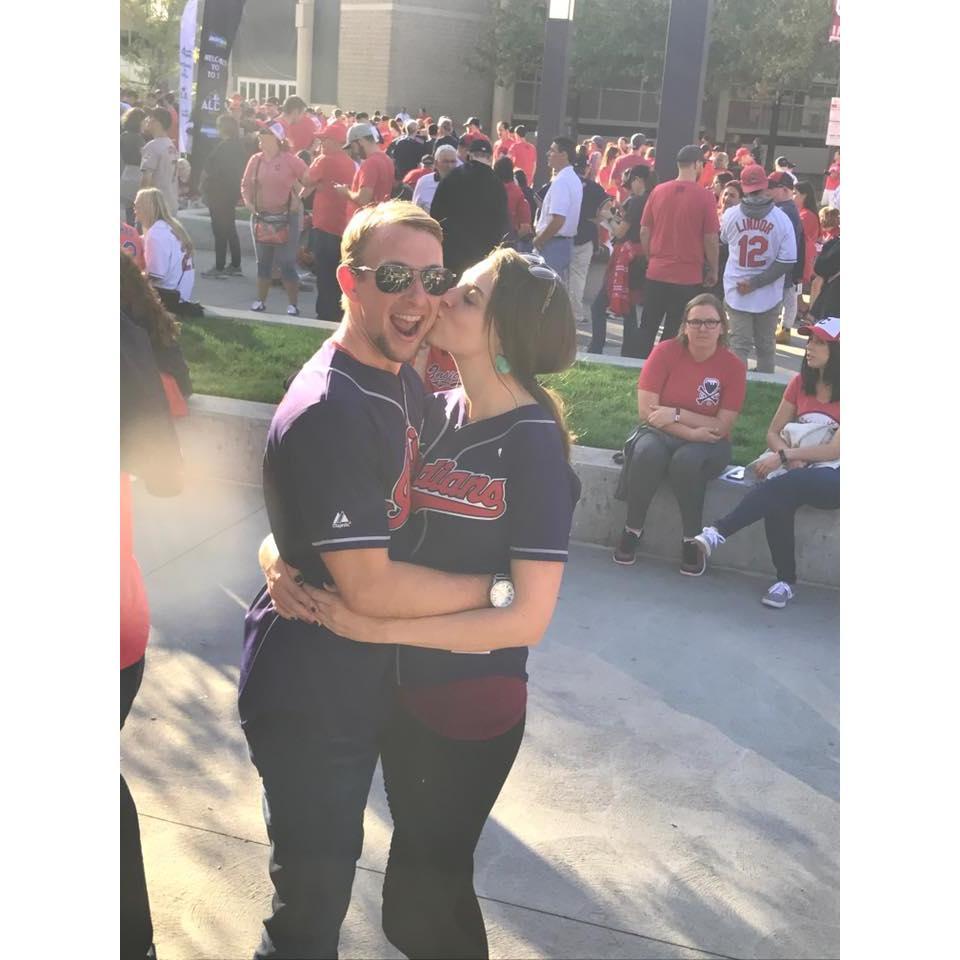 Our first baseball game!