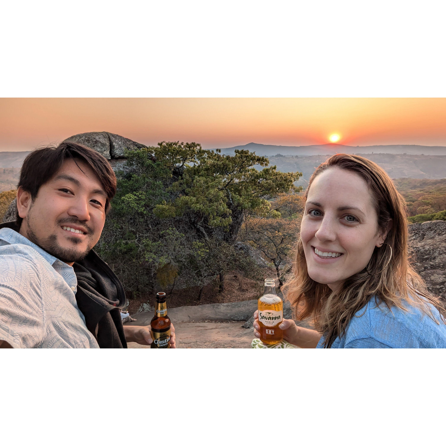 Sundowners in Ntchisi Forest, Malawi