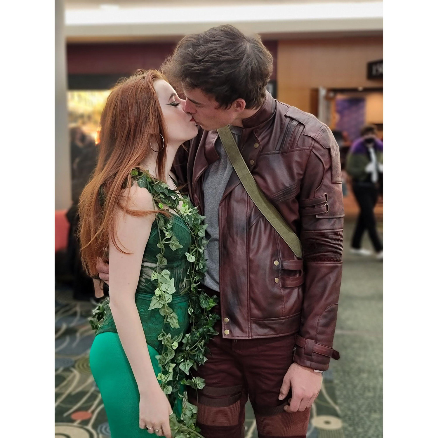 Emily brought Damian into her world, and somehow he ended up as Star-Lord. Her thing, his first con—now one of their favorite memories.
