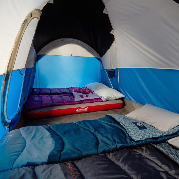 Coleman, Montana 8-Person Cabin Camping Tent with Hinged Door | Zola