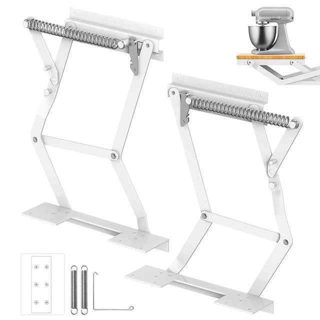 Zipcase Kitchen Appliance Lift，Mixer Lift for Cabinet with Soft-Close Holds Up to 45 lbs, Minimum Applicable Cabinet Size 20"H * 13"W*15"D