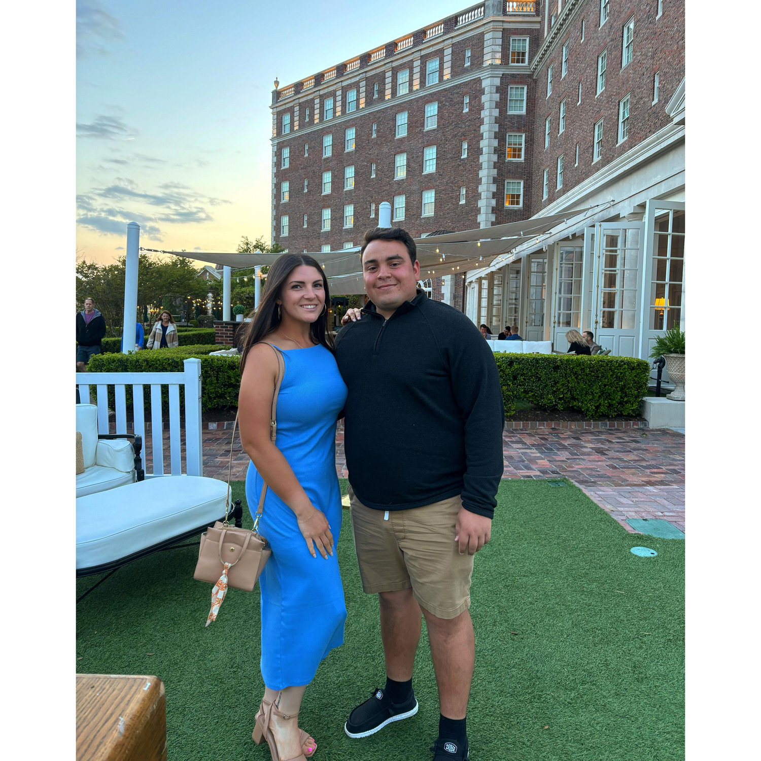 Celebrating 5 years together at the Cavalier!