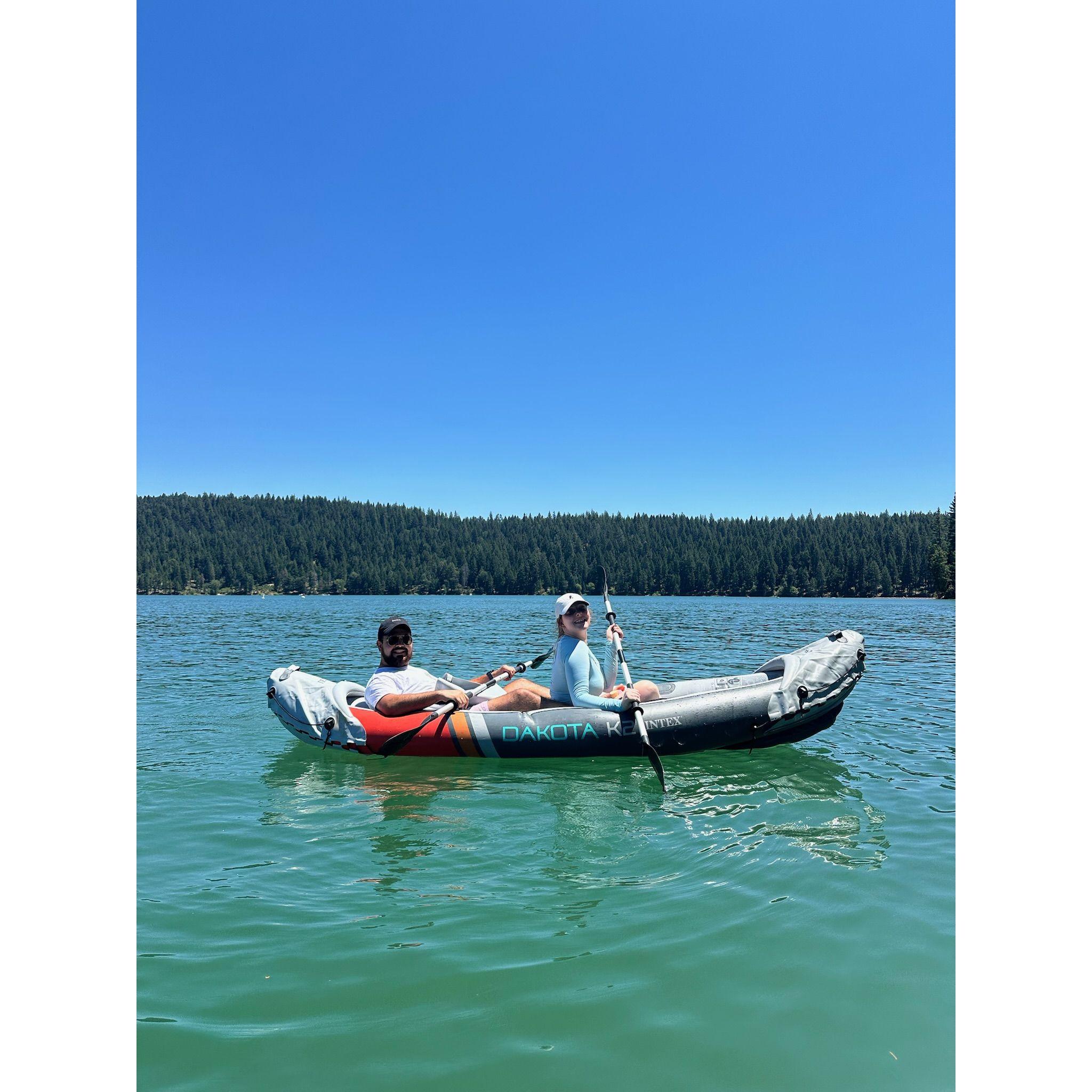 Kayaking in Sly park