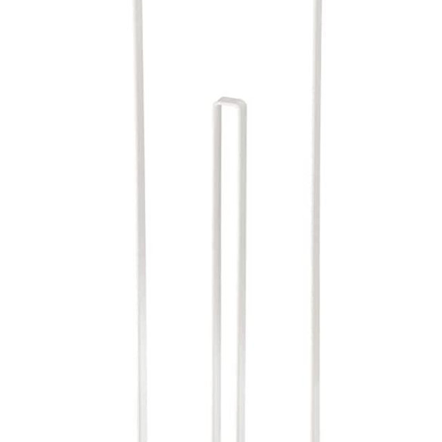 YAMAZAKI home 7739 Toilet Roll Stand with Tray – Modern Bathroom Paper Holder, White