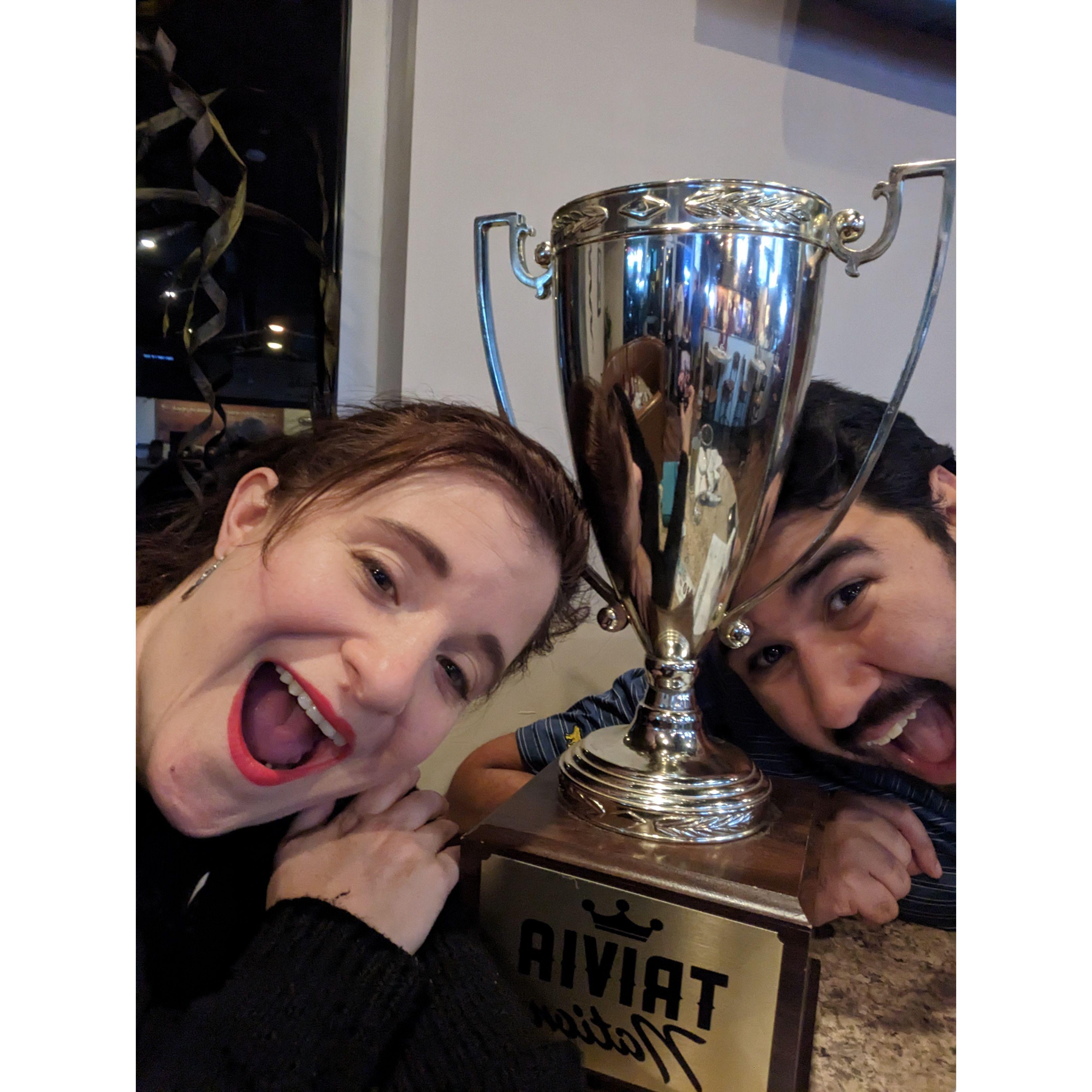 That one time we won first place in Trivia