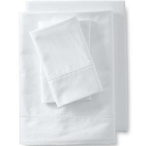 Lands’ End Queen Sheet Set - 400 Thread Count Premium Supima Cotton No Iron Sateen Bed Sheet Set