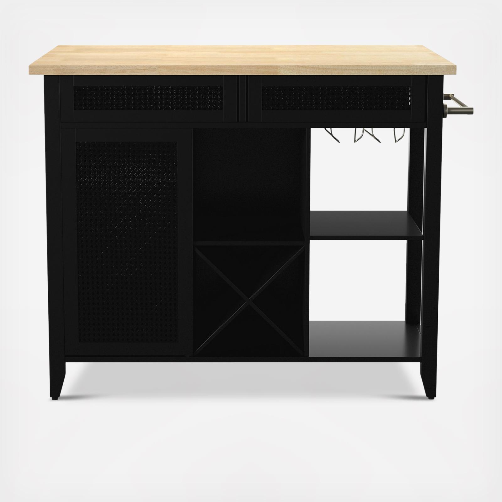 Bramlage Expandable Kitchen Island - Thumbnail 3