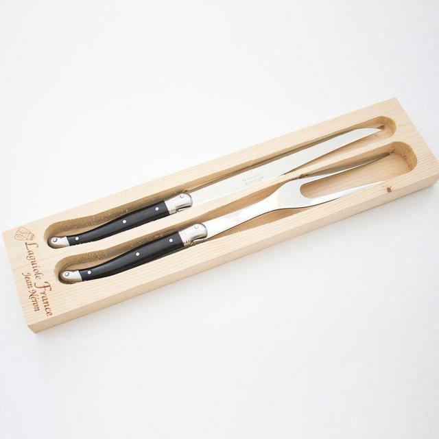 Laguiole Carving Set, Set of 2, Black