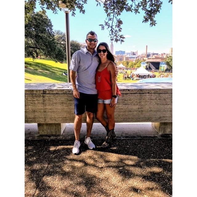 1st photo together - UT game - November 2018