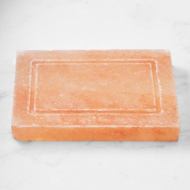 Williams Sonoma Himalayan Salt Plank with Basting Well