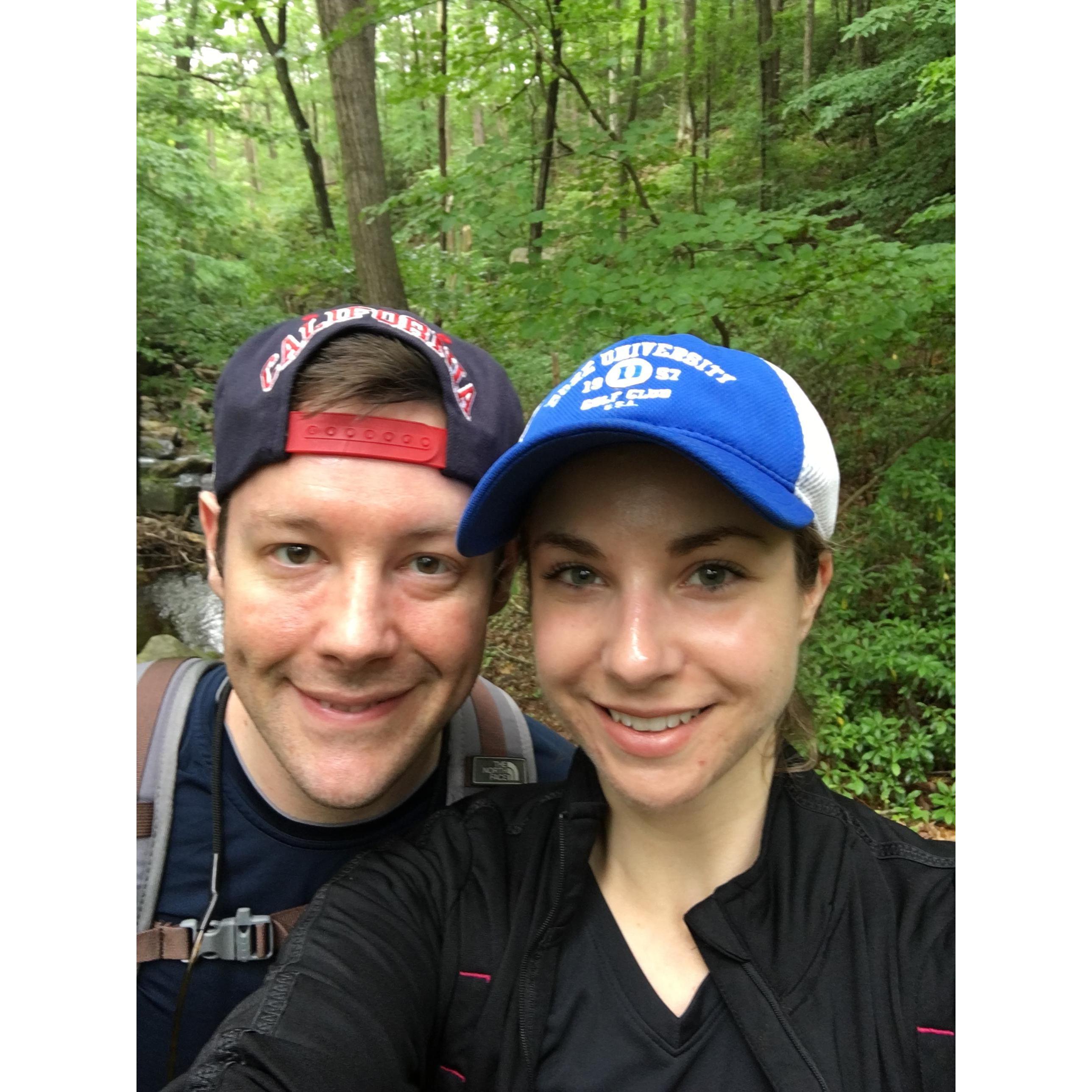 Hiking at Bear Mountain, June '17