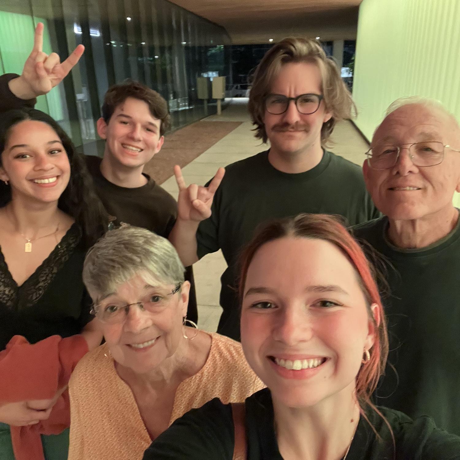 Jackson & Yazmine met Bailee & London's grandparents for the first time at Kerbey Lane in Austin!