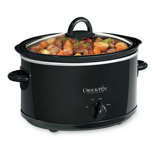 Crockpot - Crock-Pot 4-Quart Manual Slow Cooker, Black