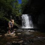 Looking Glass Falls & Sliding Rock