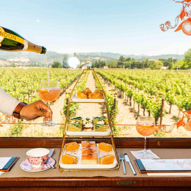Afternoon Tea x Chandon Collab | Napa Valley Wine Train