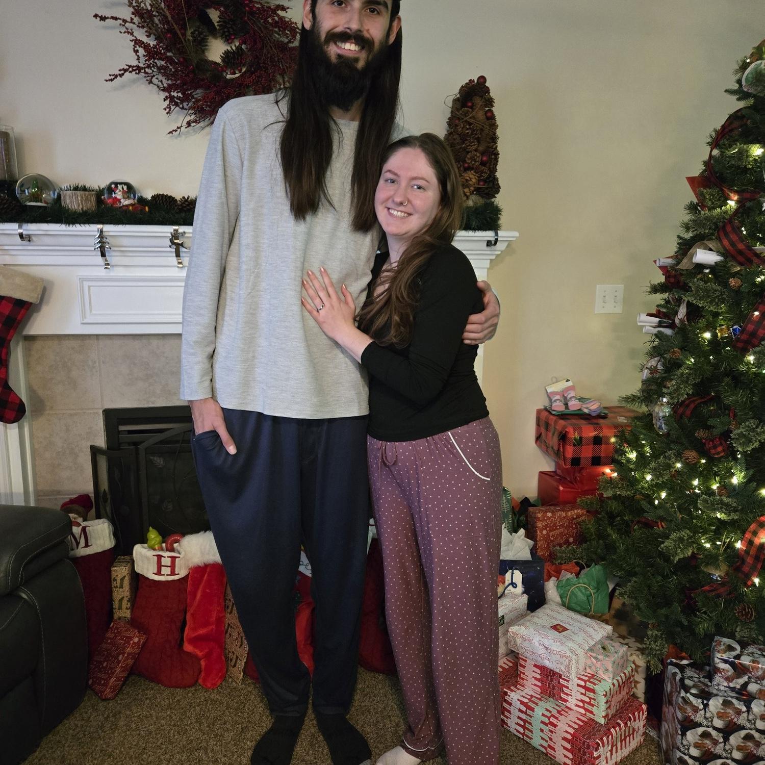 Our engagement day! Christmas morning 2024