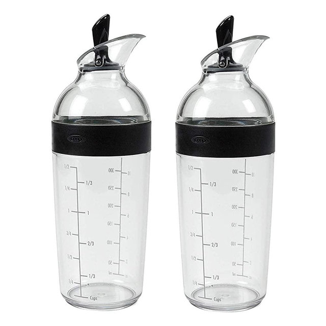 OXO Good Grips Salad Dressing Shaker, Black (2 Pack)