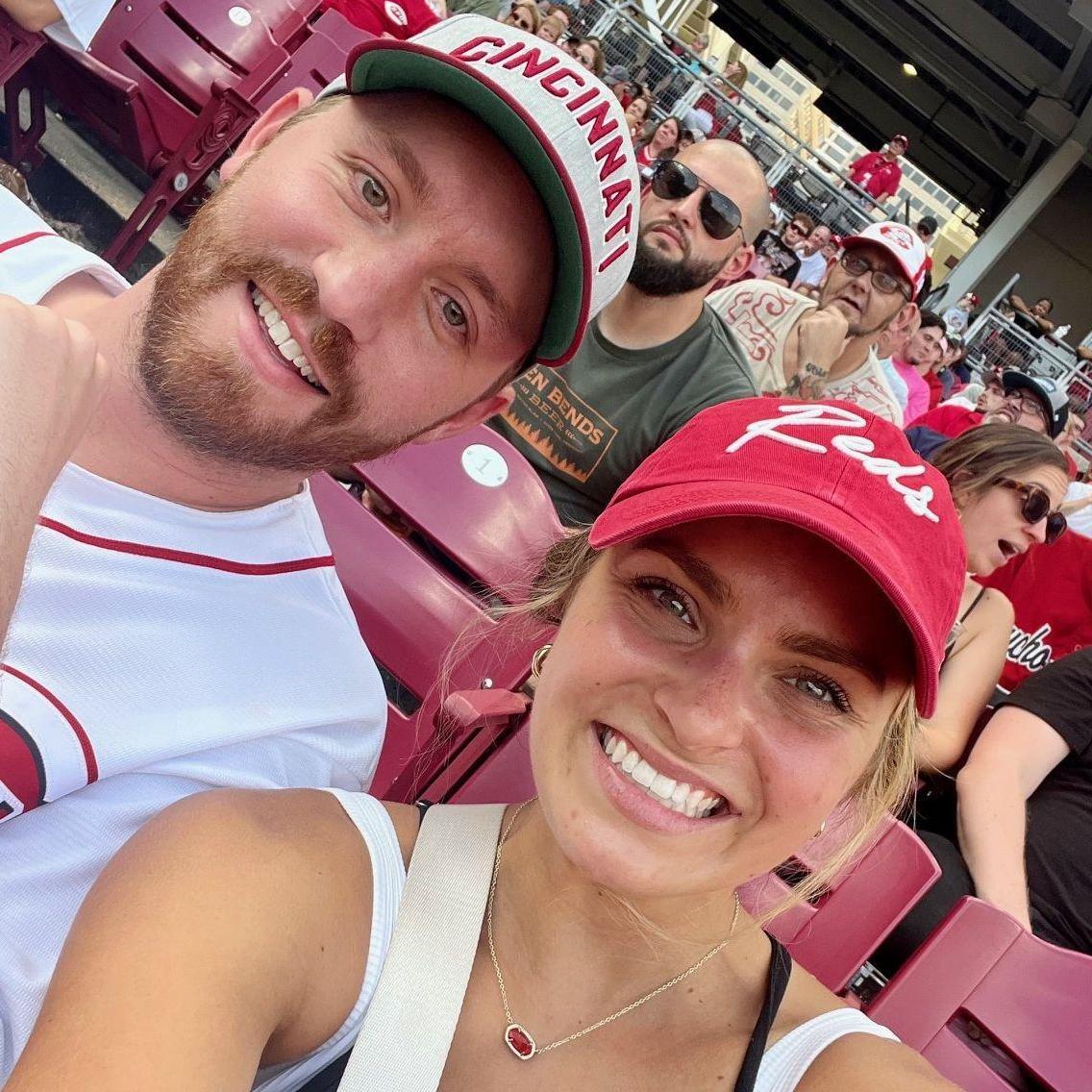 We enjoy going to Reds games. This year we were able to walk to games from our house!
