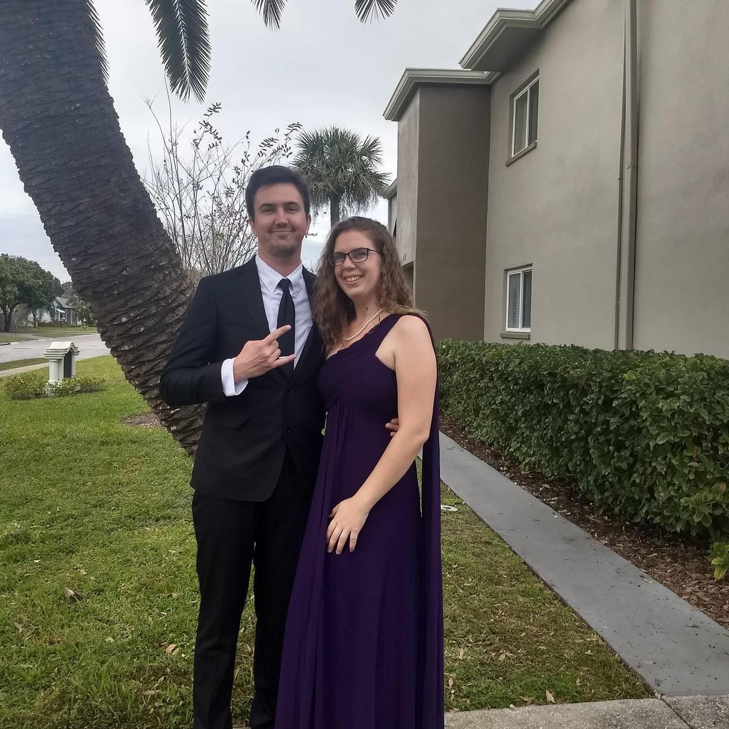 It's rare we get to dress up this nice!