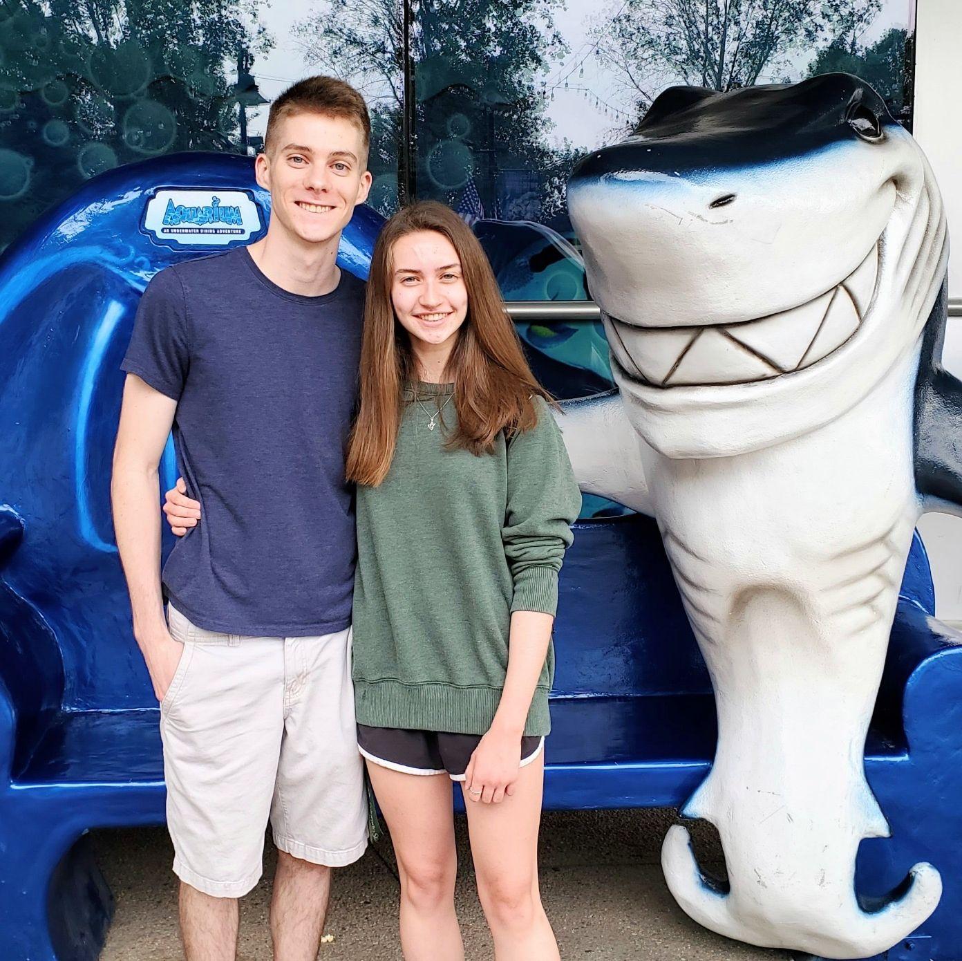 Our first date to the Denver Aquarium!