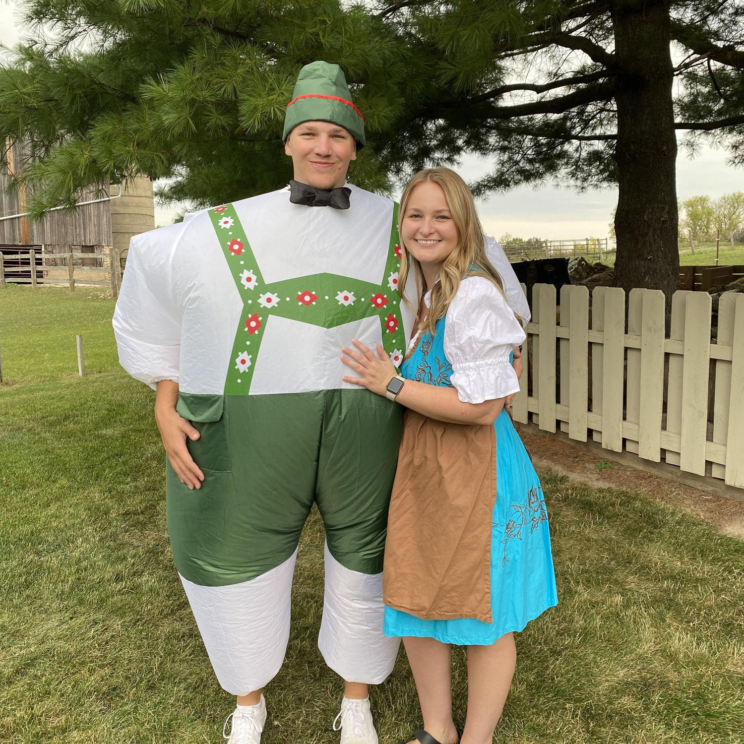 Happy Oktoberfest - It took some convincing to get Kale in this outfit!