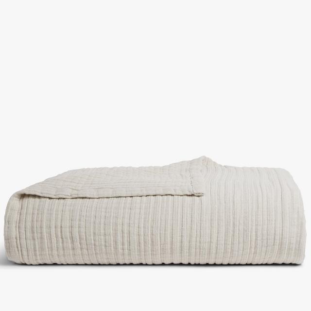 Cloud Linen Gauze Bed Blanket