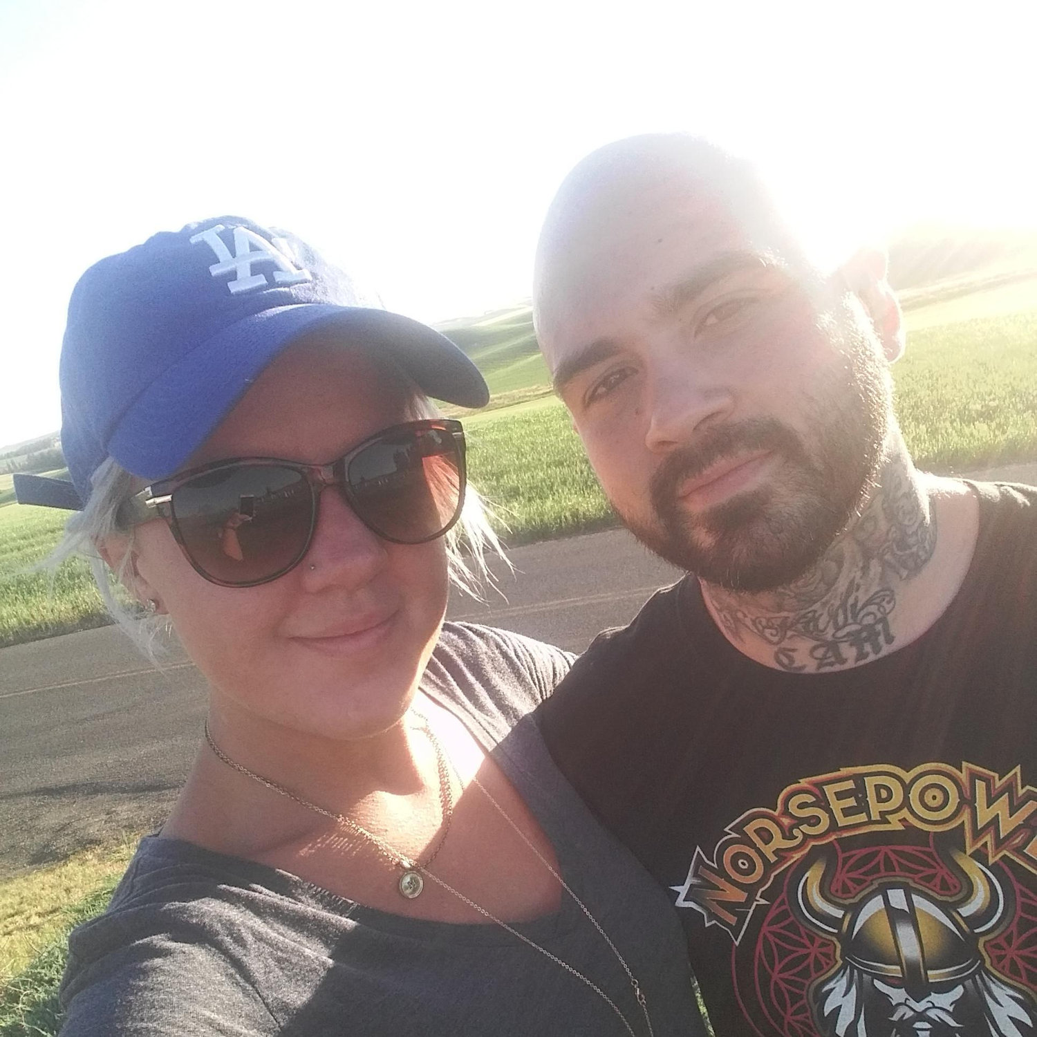 Michael and I love to explore and journey to places we've never been before. This is in the middle of the Palouse, which to me, is one of the most gorgeous parts of our state!